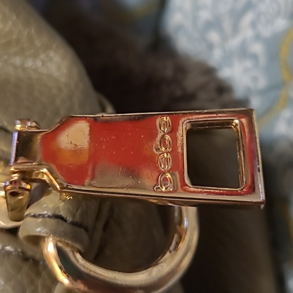 bebe Tan Faux Fur Tote with Gold Handles. Normal Wear On Handles. Rare Bag - Picture 6 of 9